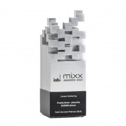 „Mixx awards” 2021 silver award in Content Marketing category