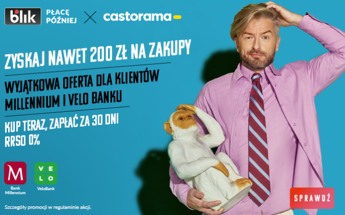 Sprawdź BLIK Płacę Później w Castorama